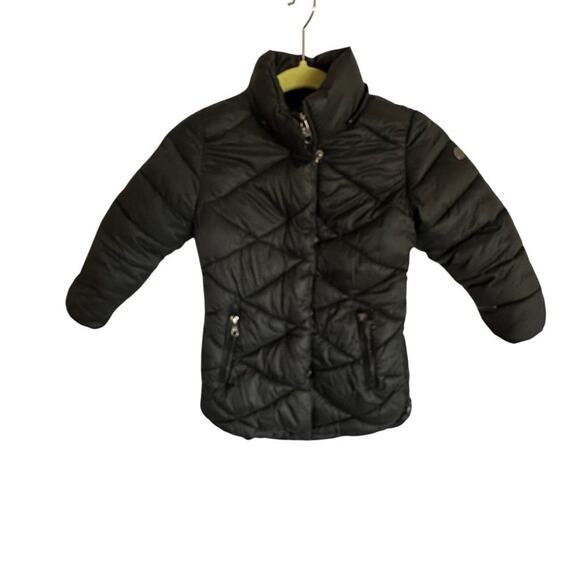 Steve Madden Girls' Black Puffer Jacket Size 5-6 Winter - Picture 1 of 10